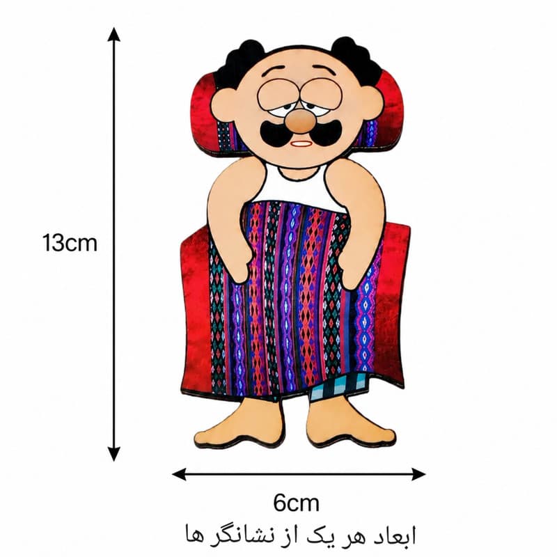 عروسک مدل نشانگر حمام و دستشویی و اتاق خواب مجموعه 3 عددی — تصویر 3