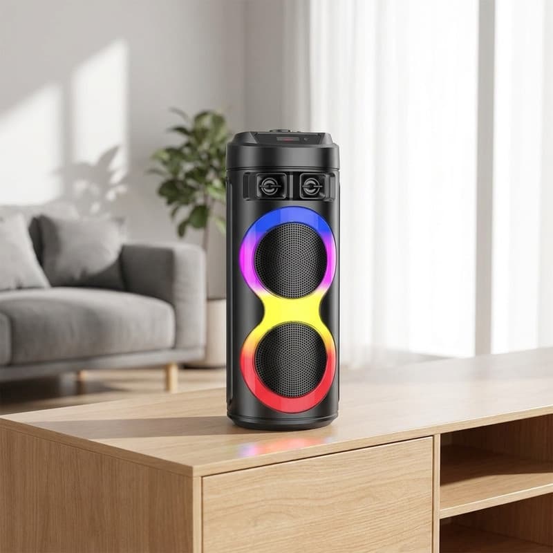 اسپیکر بلوتوثی مدل ZQS 6220 6.5 — تصویر 2