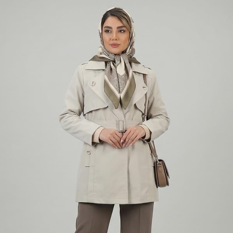 بارانی زنانه السانا مدل دیارا کد 2379