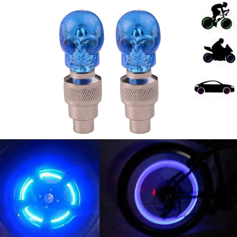 چراغ دوچرخه فایرفلایز مدل Skull بسته 2 عددی — تصویر 4