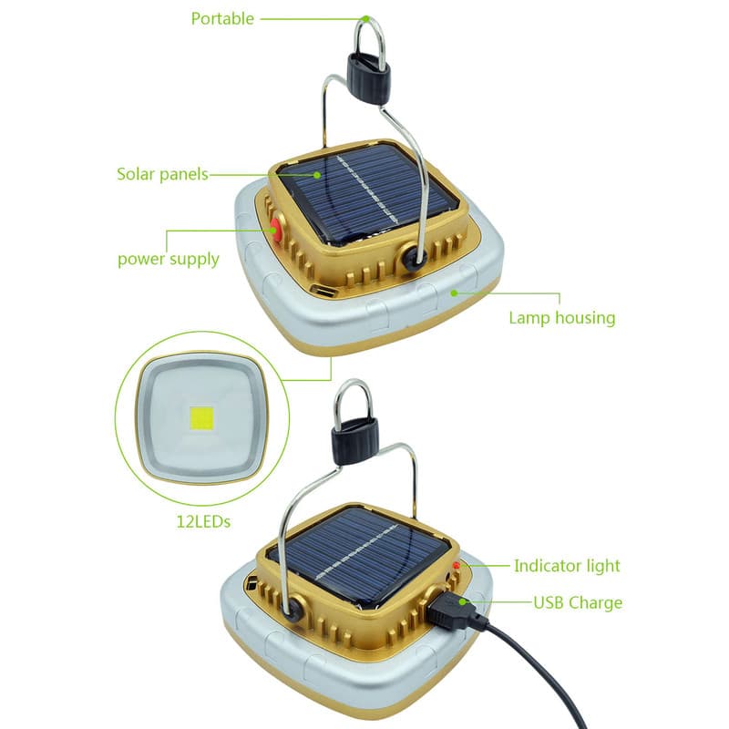 چراغ کمپینگ مدل SOLAR AS0506 — تصویر 2