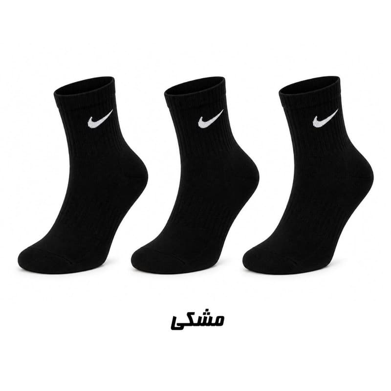 جوراب ورزشی  نیم ساق مردانه مدل SM-3  مجموعه 3 عددی — تصویر 2