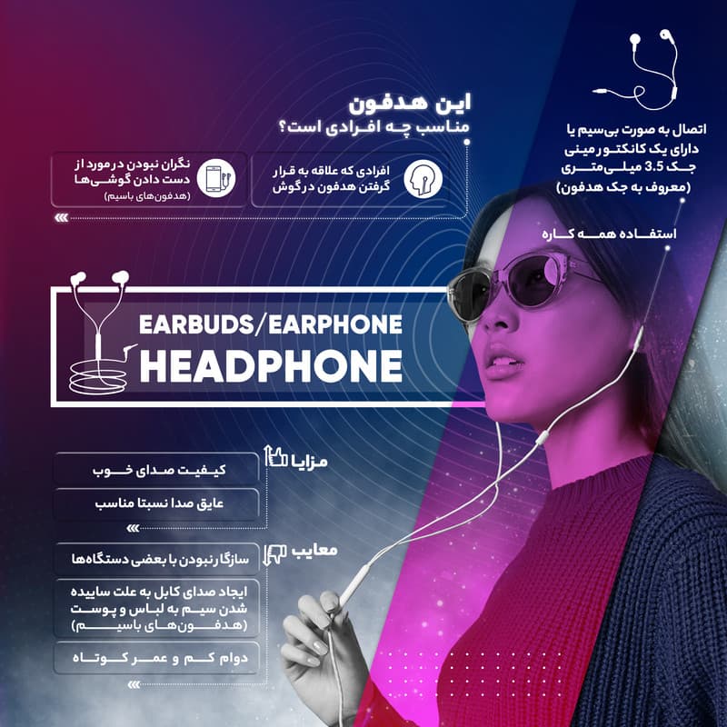 هدفون ای کی جی مدل B.K2021 — تصویر 4