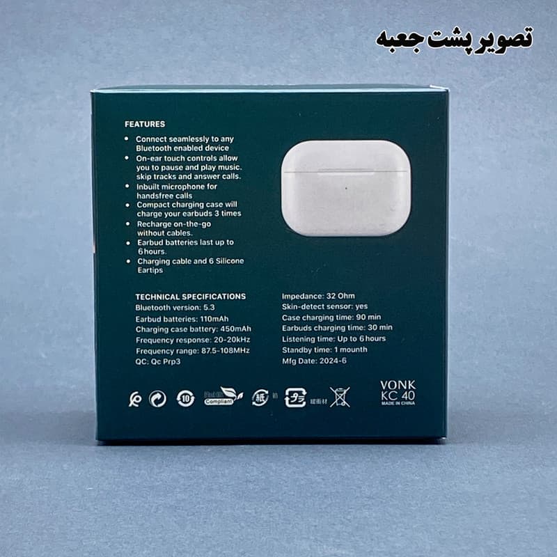 هدفون وونک مدل True Pro2 KC40 — تصویر 4