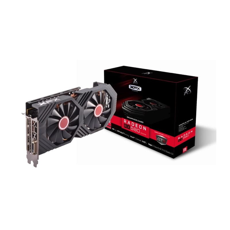 کارت گرافیک ایکس اف ایکس مدل RX 580 OC+ GTS 3X Black Edition 8GB — تصویر 2