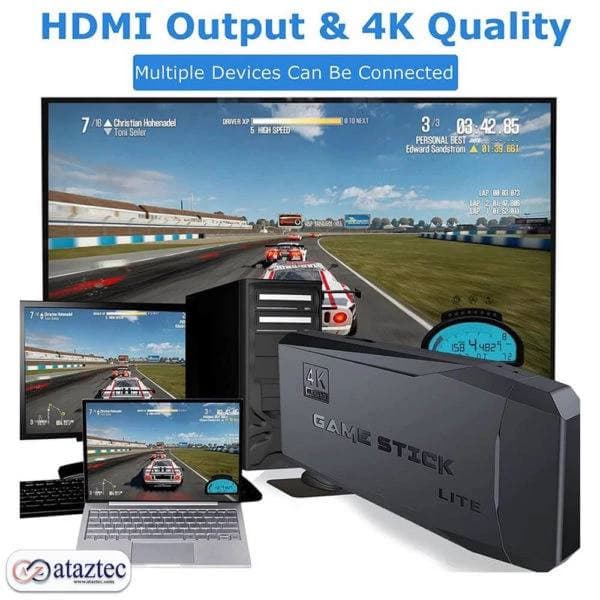 کنسول بازی گیم استیک کد1001 Game stick 4K Ultra — تصویر 3