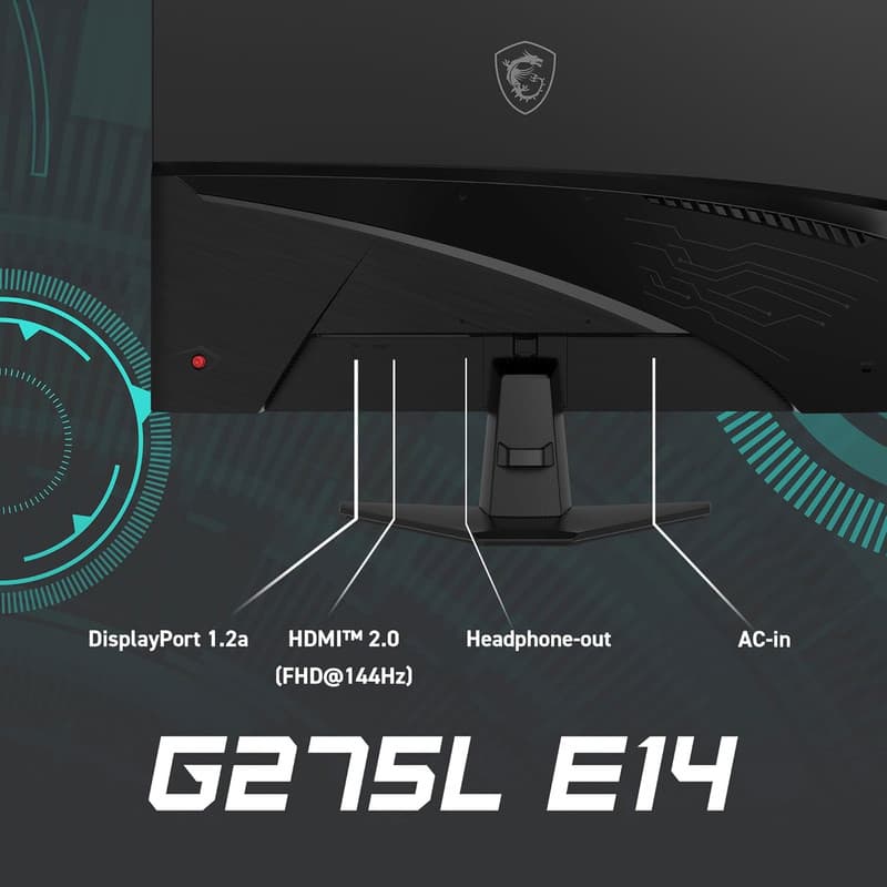 مانیتور گیمینگ 27 اینچ ام اس آی مدل G275L E14 — تصویر 4
