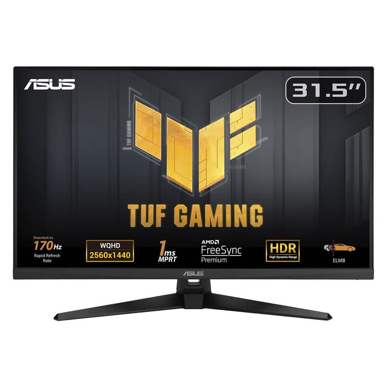 مانیتور گیمینگ 31.5 اینچ ایسوس مدل TUF GAMING VG32AQA1A — تصویر 3