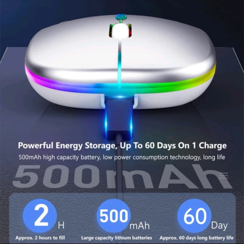 ماوس بی سیم مدل Silent RGB — تصویر 3