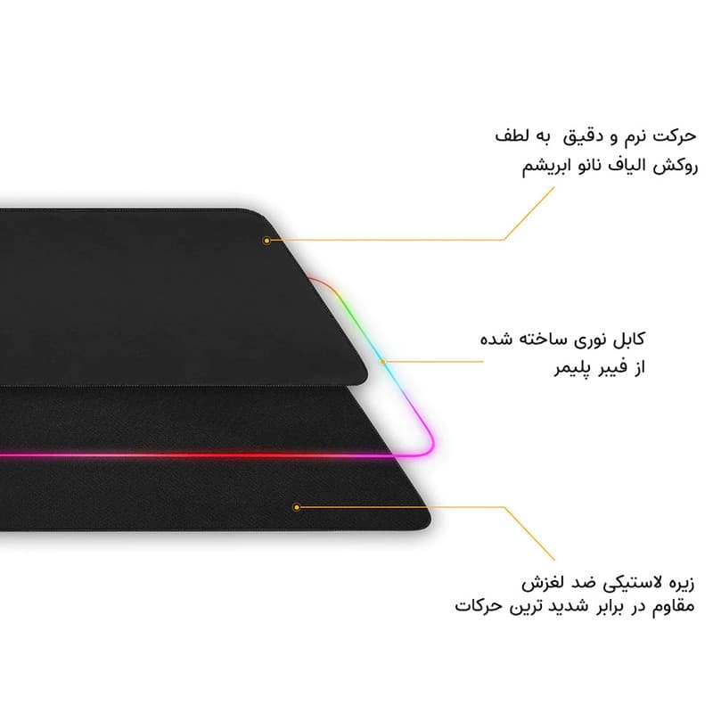 ماوس پد گیمینگ مدل 7003004RGB — تصویر 3