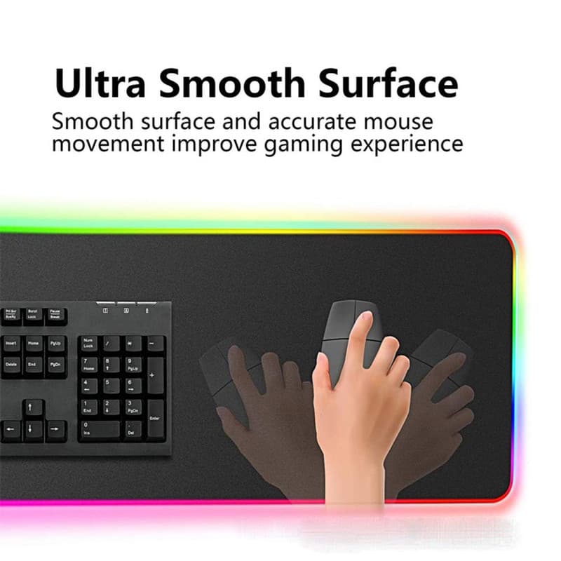 ماوس پد مخصوص بازی مدل RGB 80x30 — تصویر 2
