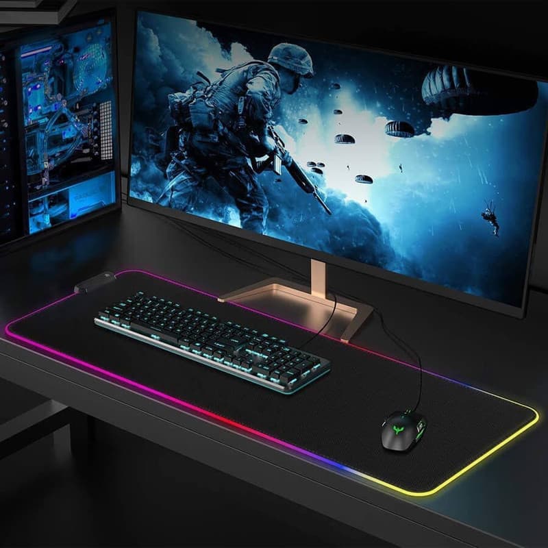 ماوس پد مخصوص بازی مدل RGB 80x30 — تصویر 4