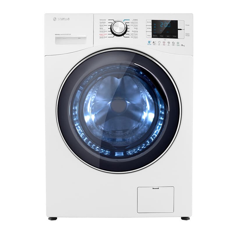 ماشین لباسشویی 8 کیلوگرم اتوماتیک اسنوا مدل SWM-D80S — تصویر 2