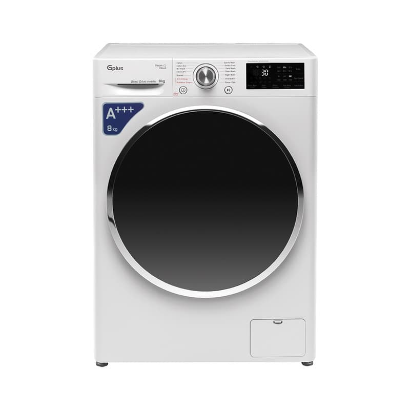 ماشین لباسشویی 8 کیلوگرم اتوماتیک جی پلاس مدل GWM-R808W — تصویر 2
