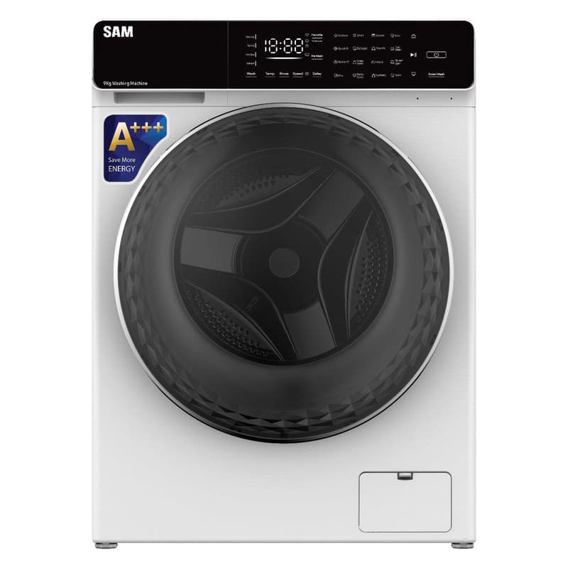 ماشین لباسشویی 9 کیلوگرم اتوماتیک سام مدل DD-P1485/W — تصویر 2