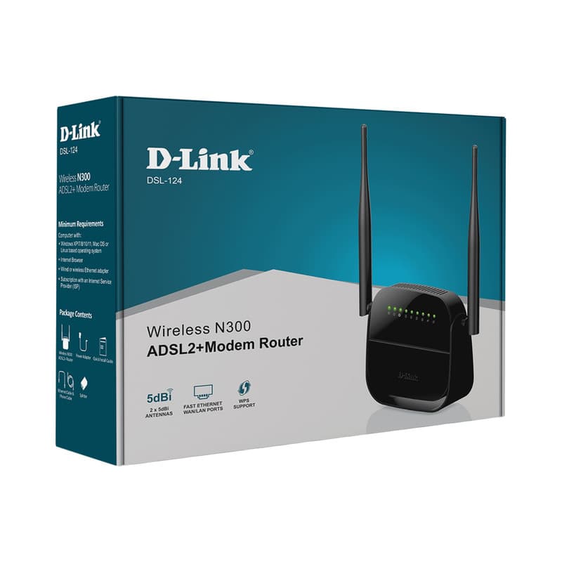 مودم روتر دی-لینک مدل DSL-124 New Version 2022 — تصویر 4