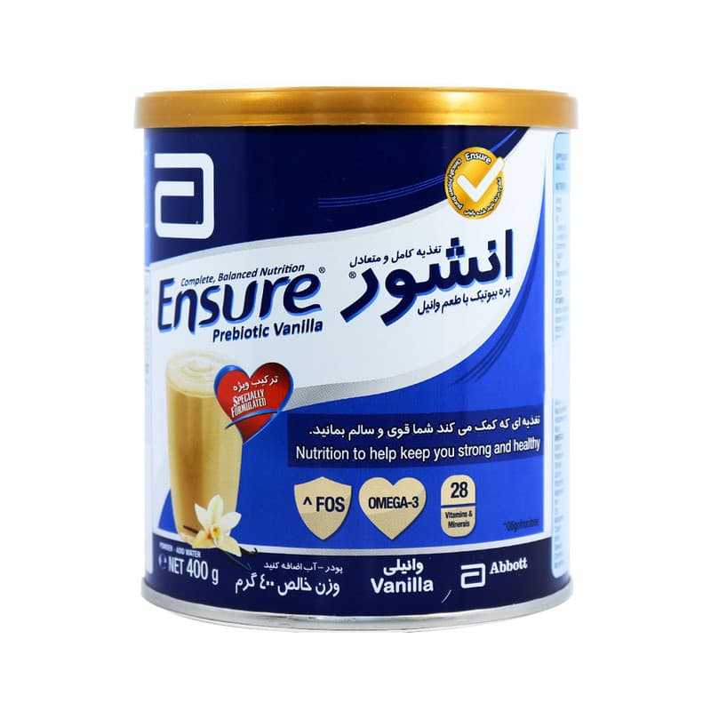 پودر مکمل غذایی انشور ابوت- 400 گرم — تصویر 2