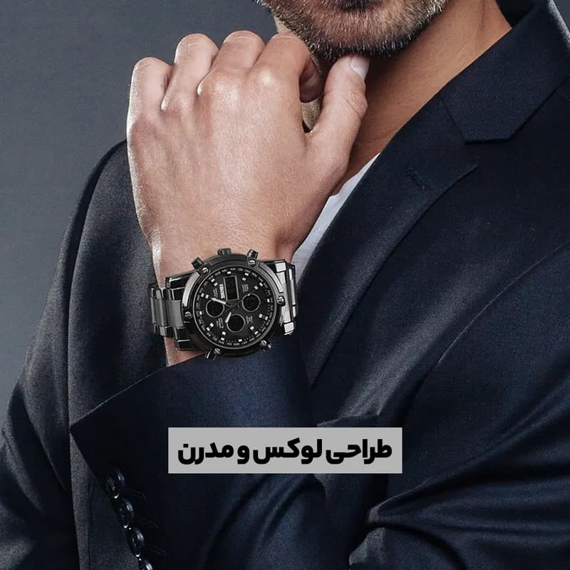 ساعت مچی دیجیتال اسکمی مدل S-1389 blc — تصویر 4