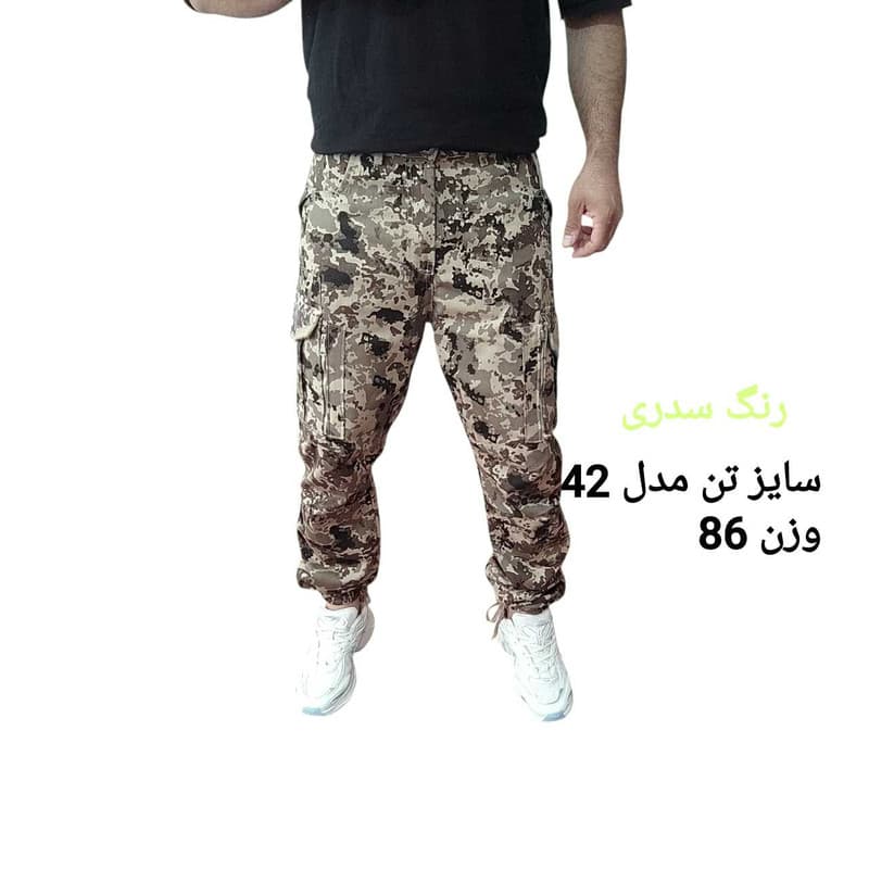 شلوار مردانه مدل کتان شش جیب کد ch.b.n42.50 — تصویر 3