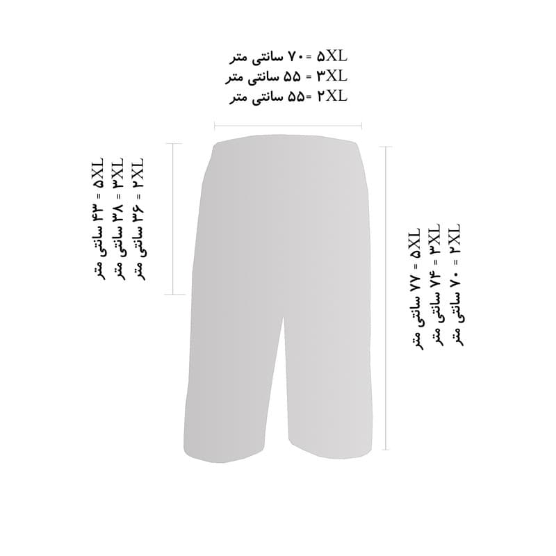 شلوارک مردانه فتوحی کد TKR-30494 — تصویر 3
