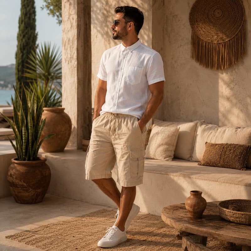 شلوارک مردانه مدل Summer Times — تصویر 4