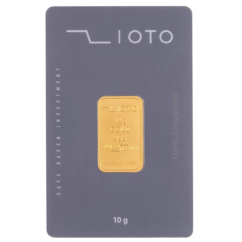 شمش طلا 24 عیار زیوتو مدل GD-Au-p10