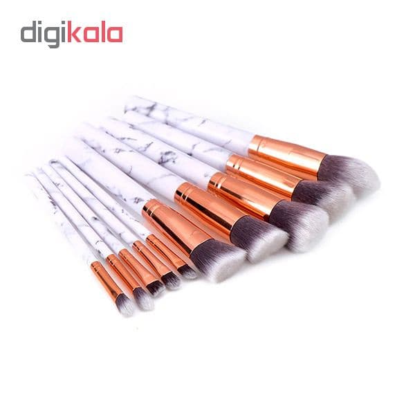 ست برس آرایشی کد 08 بسته 10 عددی — تصویر 3
