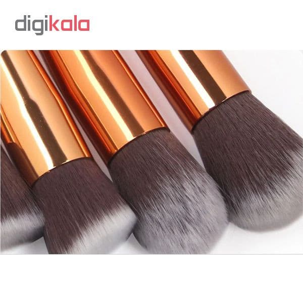 ست برس آرایشی کد 08 بسته 10 عددی — تصویر 4