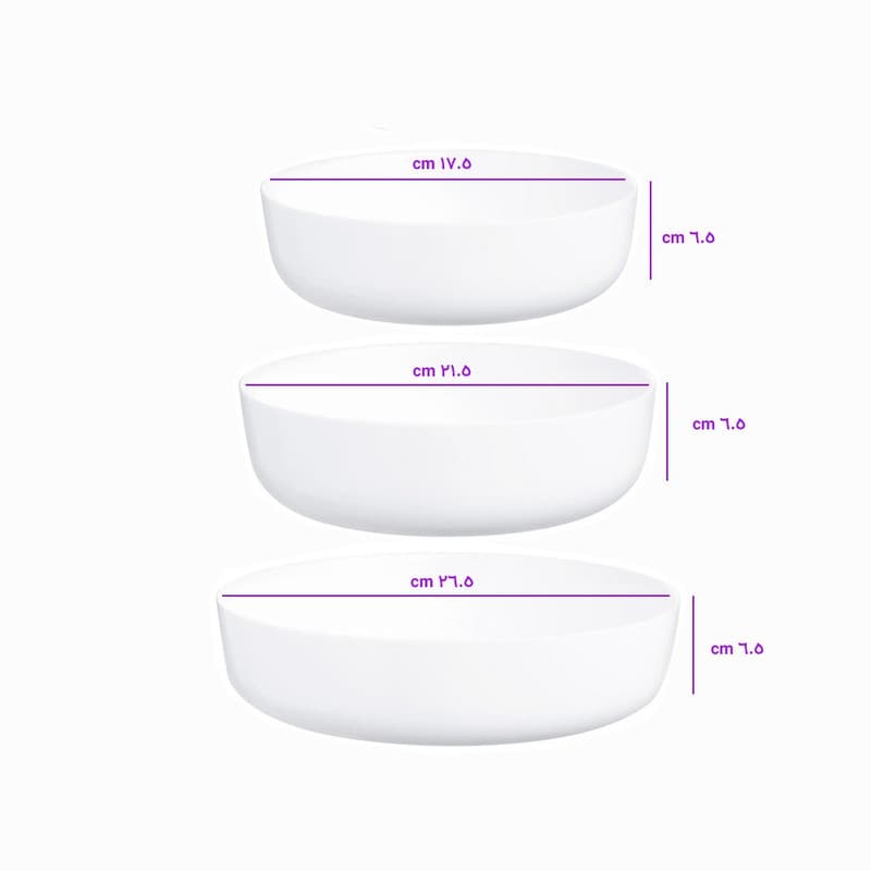ظرف پخت گلدن اپال مدل PYREX مجموعه 3 عددی — تصویر 2