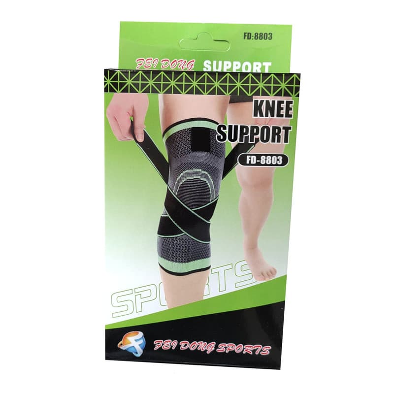 زانوبند ورزشی مدل ضربدری کد FD-8803 بسته 2 عددی — تصویر 4