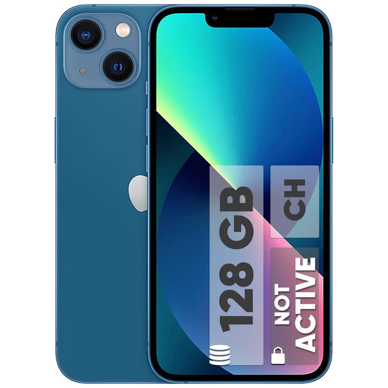 گوشی موبایل اپل مدل iPhone 13 CH دو سیم کارت ظرفیت 128 گیگابایت و رم 4 گیگابایت - نات اکتیو — تصویر 1