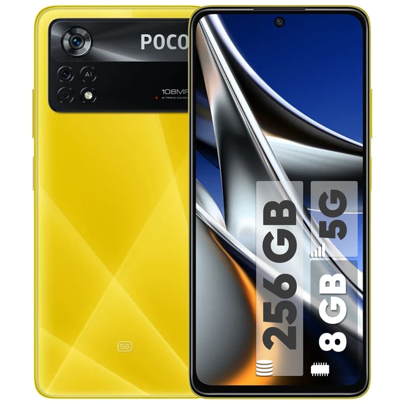 گوشی موبایل شیائومی مدل Poco X4 Pro 5G 2201116PG دو سیم کارت ظرفیت 256 گیگابایت و رم 8 گیگابایت — تصویر 1