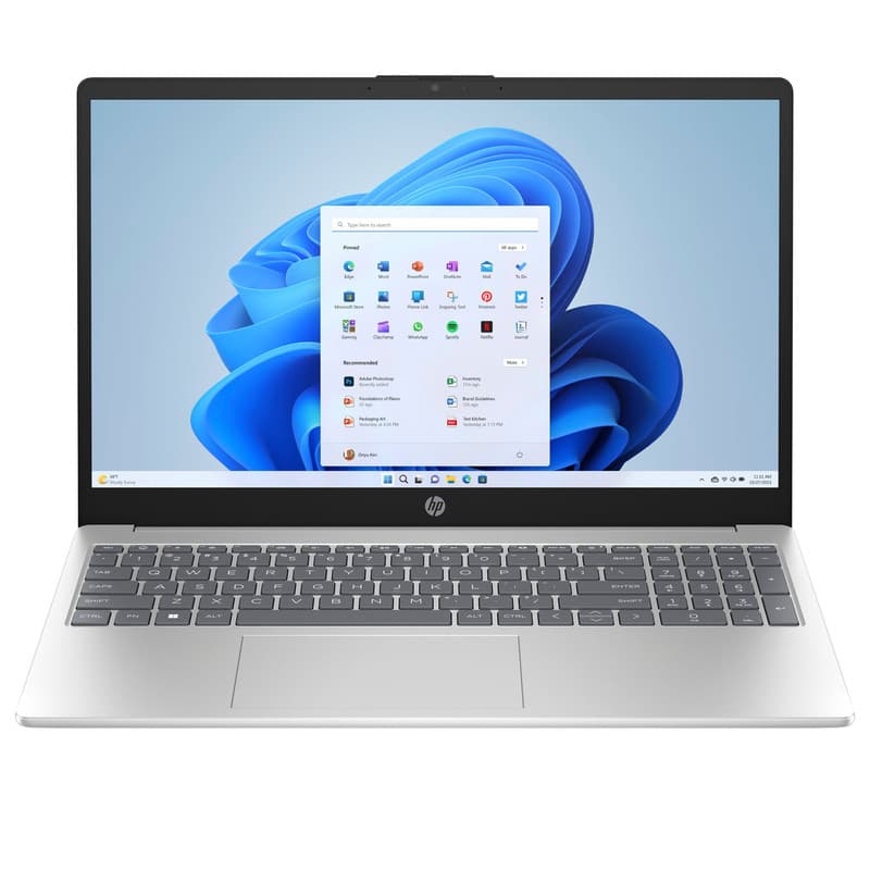 لپ تاپ 15.6 اینچی اچ پی مدل fc0146dx-15-Ryzen 5 7520-8GB LPDDR5 5500MHz-512GB SSD-Touch-W — تصویر 1