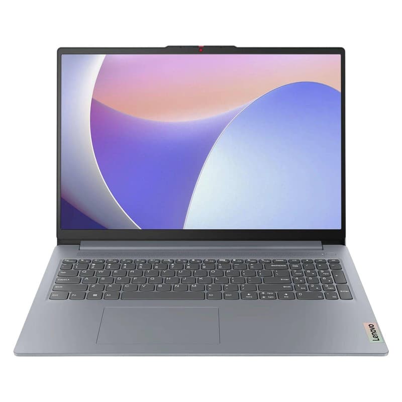 لپ تاپ لنوو مدل IdeaPad Slim 3 15IRU8 با پردازنده Core i3-1315U، رم LPDDR5 8GB با فرکانس 4800MHz، حافظه SSD با ظرفیت 256GB، نمایشگر 15.6 اینچ TN با وضوح Full HD