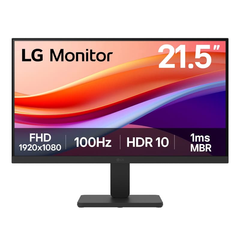 مانیتور 21.5 اینچ ال جی مدل 22U401A-B با وضوح Full HD پنل VA و نرخ به روزرسانی 100 هرتز — تصویر 1