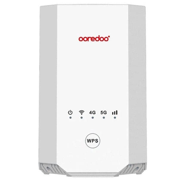 مودم روتر 4G/5G زد ال تی مدل OOREDO VOIP X28 با وای فای 6 AX1800، پشتیبانی همزمان 64 کاربر، پورت های گیگابیتی، تجمیع فرکانس خودکار و درگاه RJ11 برای تماس اینترنتی و ویپ — تصویر 1