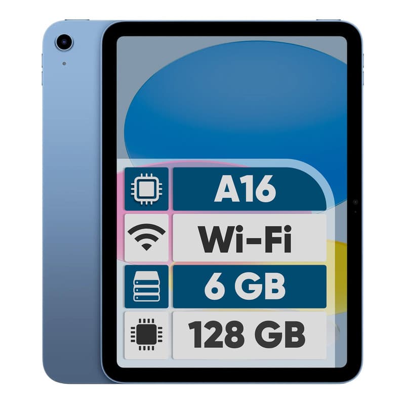 تبلت 11 اینچ اپل مدل iPad 2025 Wi-Fi ظرفیت 128 گیگابایت و رم 6 گیگابایت — تصویر 1