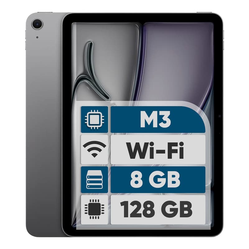 تبلت 11 اینچ اپل مدل iPad Air 11 2025 M3 Wi-Fi ظرفیت 128 گیگابایت و رم 8 گیگابایت — تصویر 1