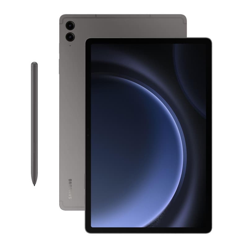 تبلت 12.4 اینچ سامسونگ مدل Galaxy Tab S9 FE Plus 5G SM-X616B ظرفیت 128 گیگابایت و رم 8 گیگابایت به همراه قلم — تصویر 1