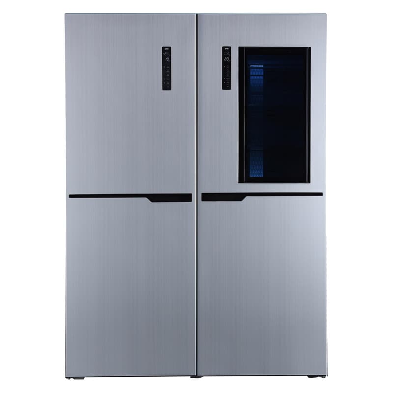 یخچال فریزر دوقلو 40 فوت استیلون مدل STORM PLUS، دارای اخطار باز ماندن درب و یخساز دستی، ارتفاع 200، پهنای 65 و عمق 65 سانتی متر، میزان مصرف انرژی C، دارای 8 طبقه در یخچال و 8 طبقه در فریزر — تصویر 1