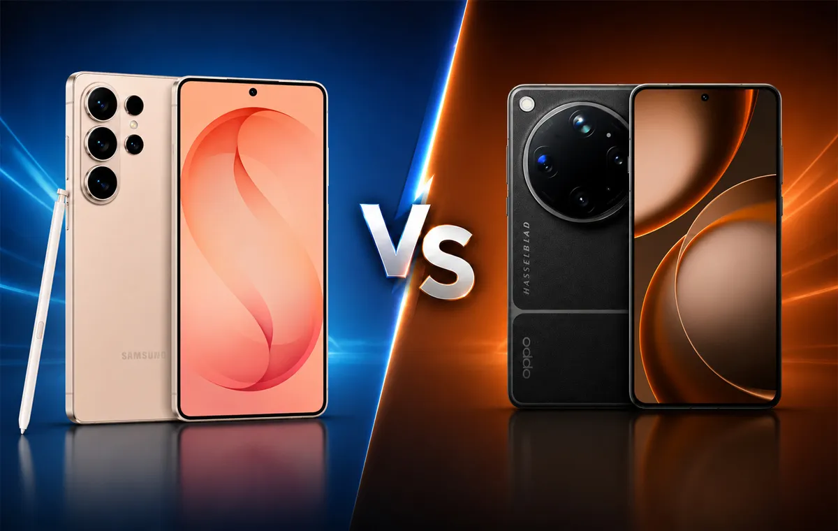 مقایسه اوپو فایند X9 اولترا با گلکسی S26 اولترا